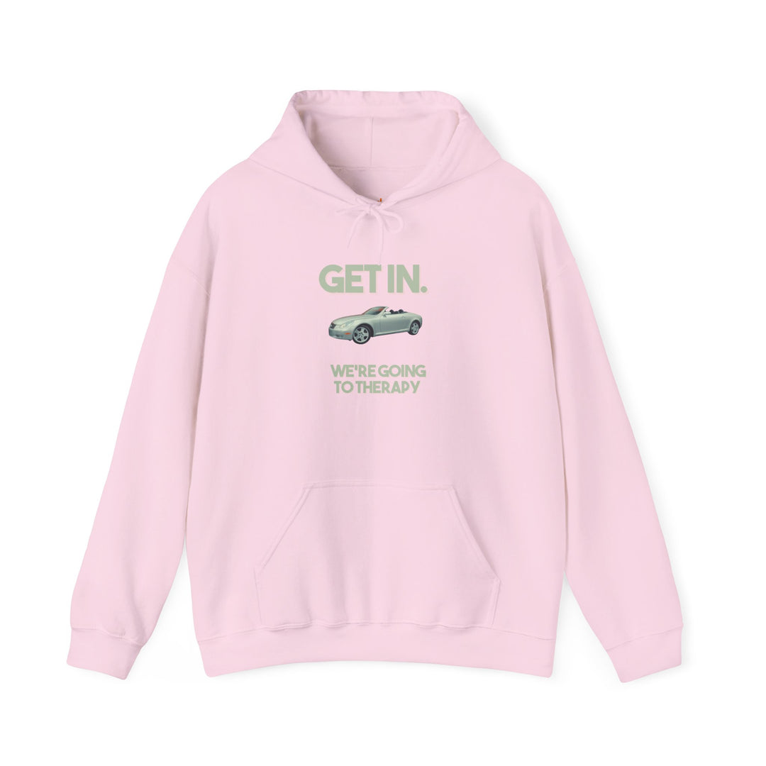 Hop in, We're Going to Therapy Hoodie, Normalize Therapy Sweatshirt