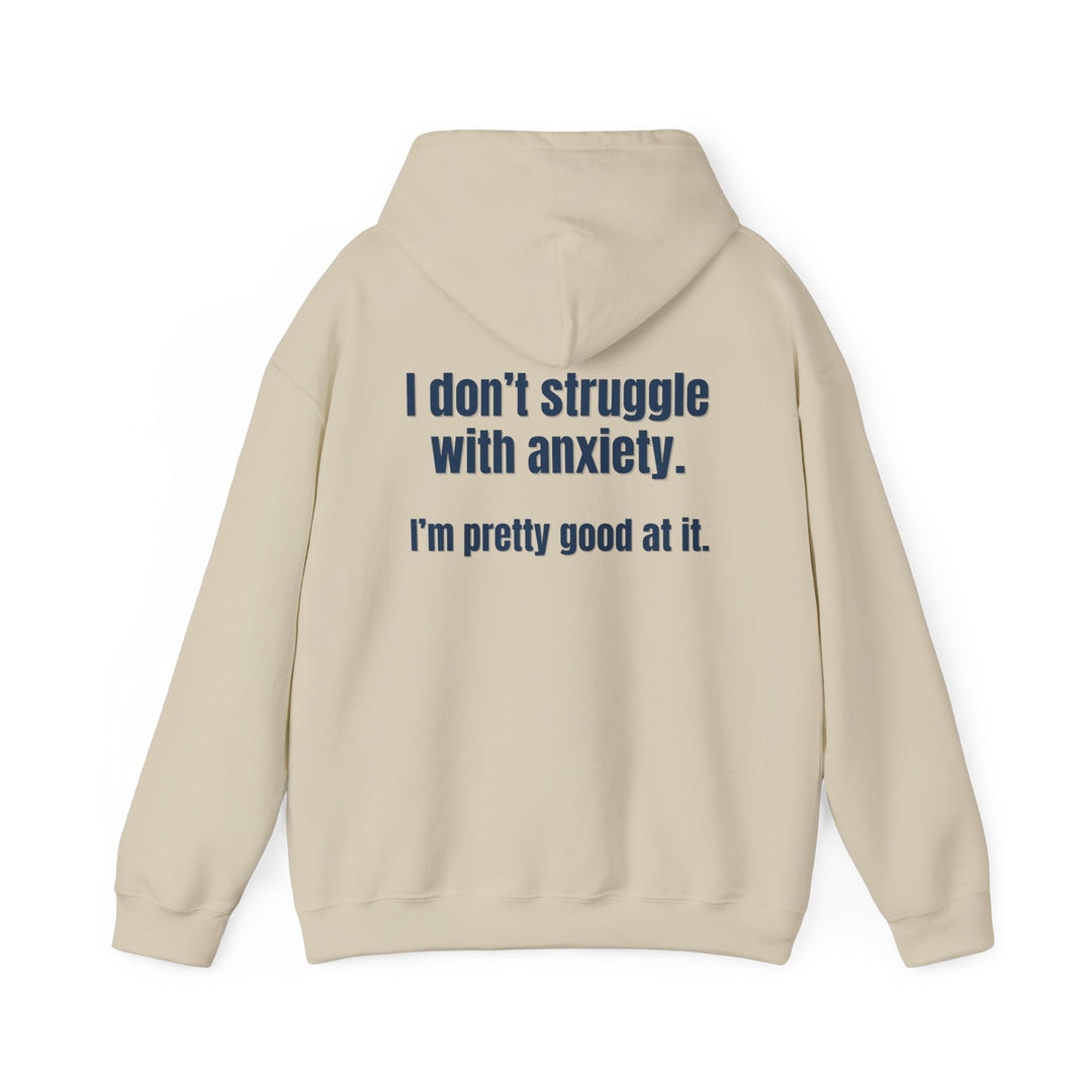 Anxiety Expert Hoodie, Self-Aware Humor Mental Health Apparel