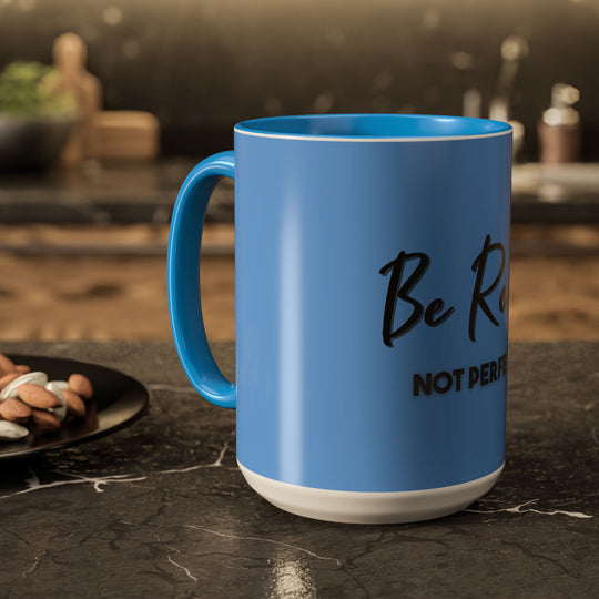 Be Real, Not Perfect – ORCA Coatings Ceramic Mug
