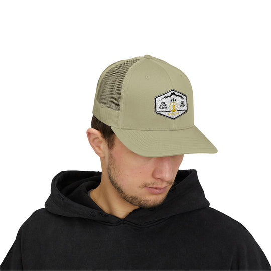 Be The Light - Trucker Hat - Leave Your Mark on Others | Snapback Trucker Cap | Outdoor Adventure Hat, Gift for Nature Lovers, Casual Style, Everyday Wear, Camping Accessory