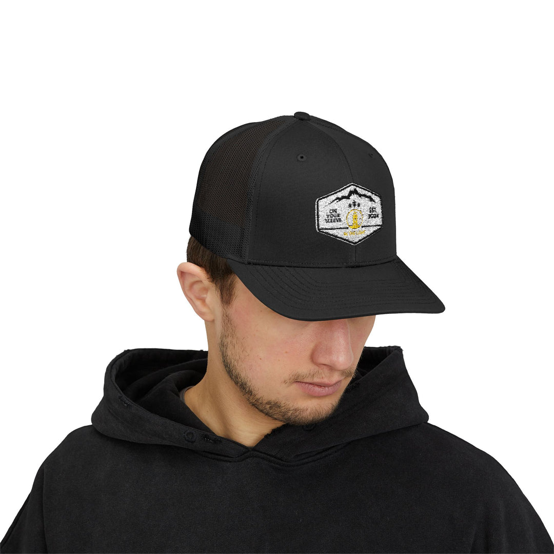 Be The Light - Trucker Hat - Leave Your Mark on Others | Snapback Trucker Cap | Outdoor Adventure Hat, Gift for Nature Lovers, Casual Style, Everyday Wear, Camping Accessory