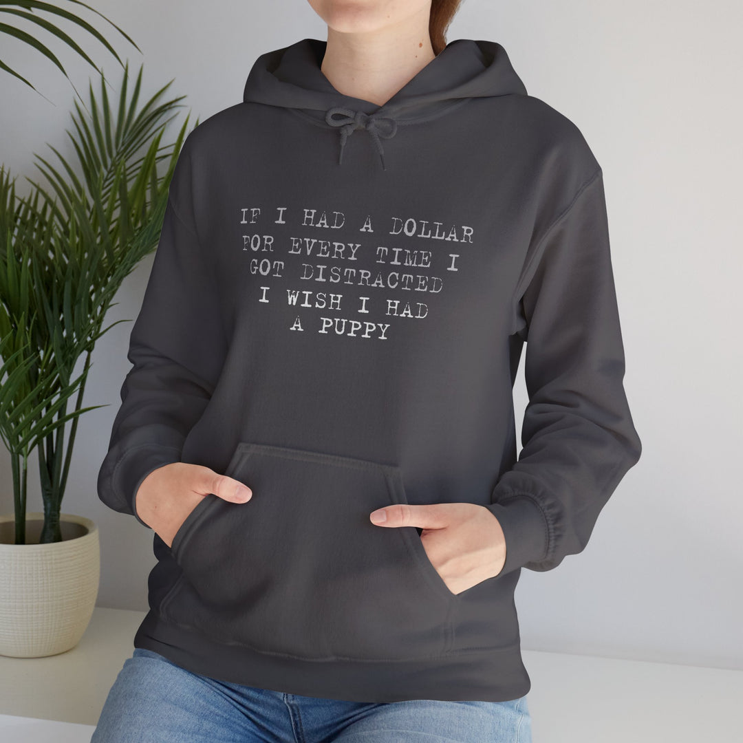 Distracted Dollar Hoodie, ADHD Humor Relatable Sweatshirt