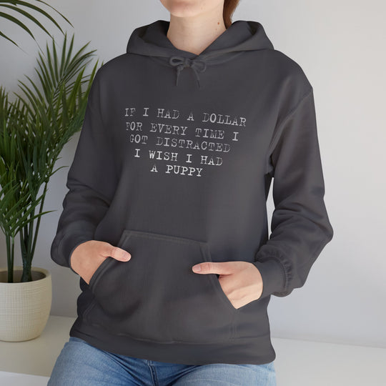 Distracted Dollar Hoodie, ADHD Humor Relatable Sweatshirt