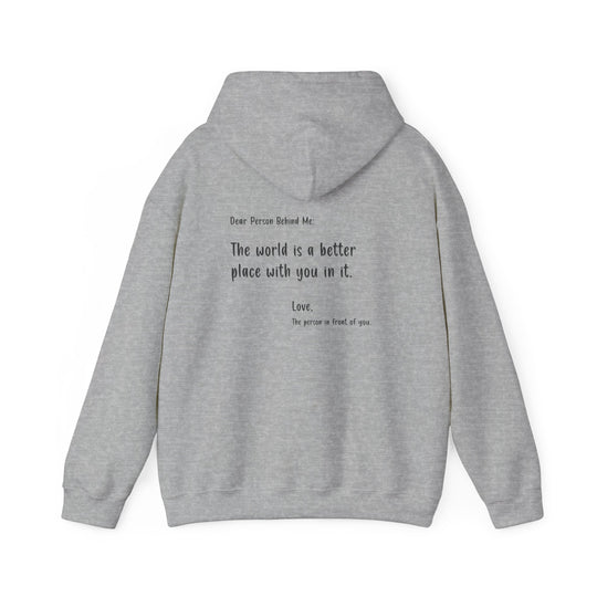 Better Place With You Hoodie, Loving Message Jacket