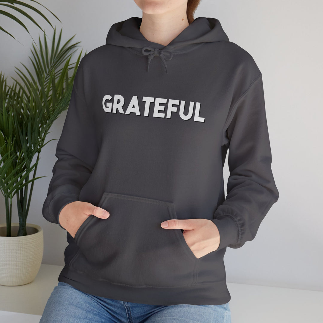 Grateful Hoodie, Gratitude and Grounded Mental Health Apparel