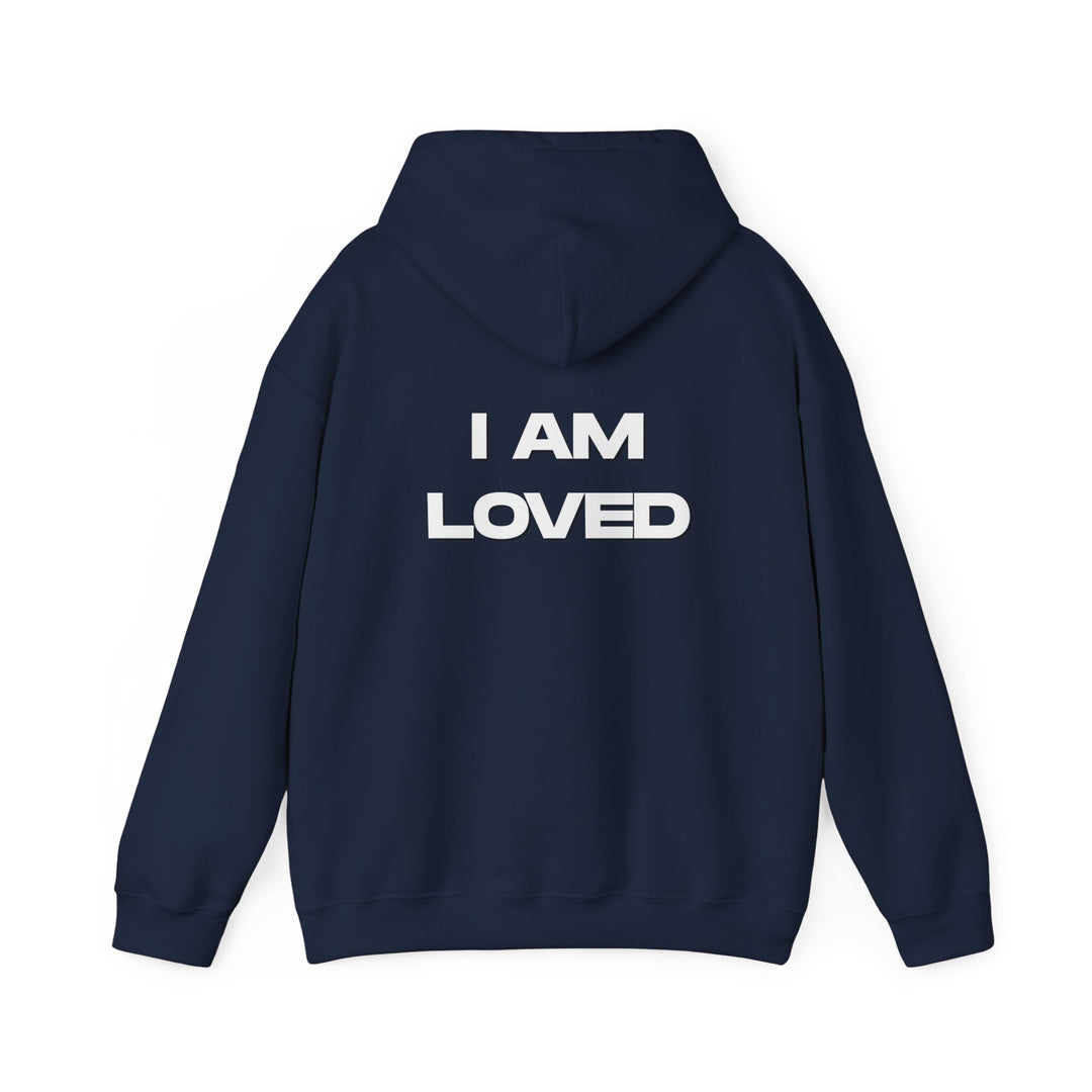 I AM LOVED Hoodie Jacket, Positive Affirmation and Self-Love Comfort