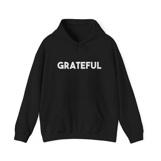 Grateful Hoodie, Gratitude and Grounded Mental Health Apparel