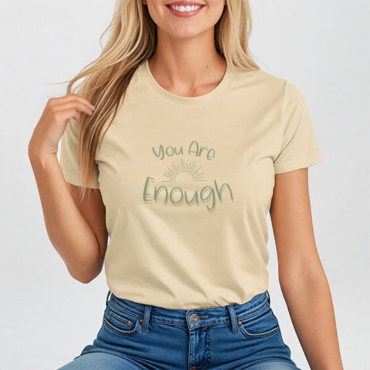 You Are Enough Women's Tee, Empowering Mental Health Awareness Shirt