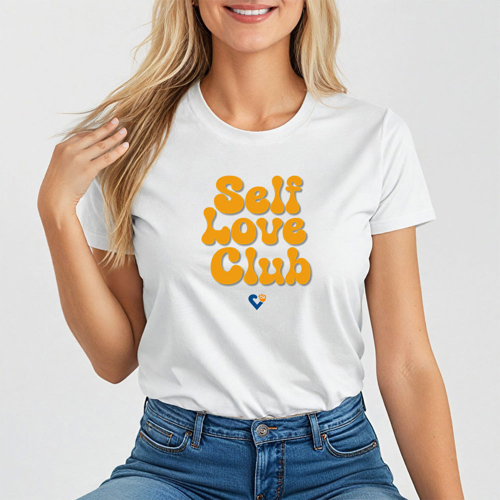 Self Love Club, Empowering Affirmation Tee for Women