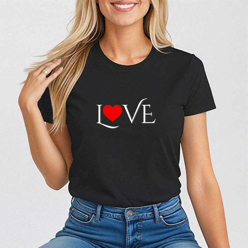 LOVE, Minimalist Empowerment Tee for Women
