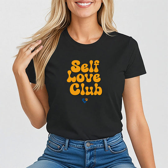 Self Love Club, Empowering Affirmation Tee for Women