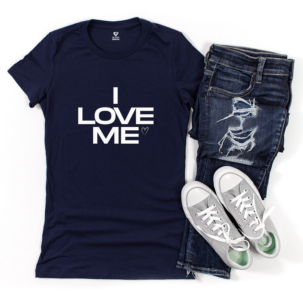 I LOVE ME, Self-Love and Empowerment Tee for Women