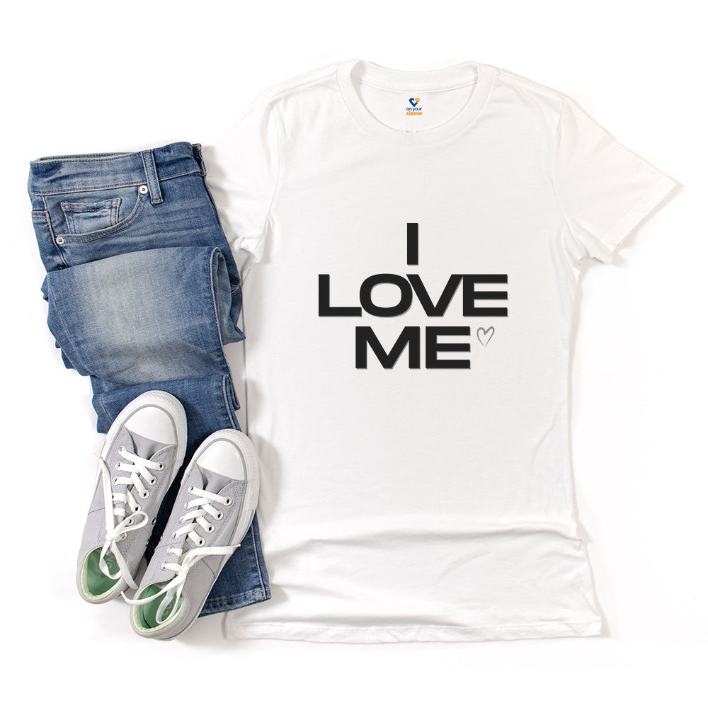 I LOVE ME, Self-Love and Empowerment Tee for Women