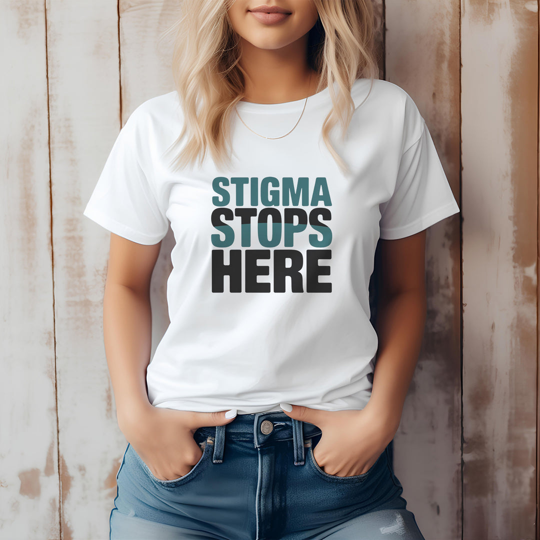 Stigma Stops Here - Mental Health Advocacy Shirt