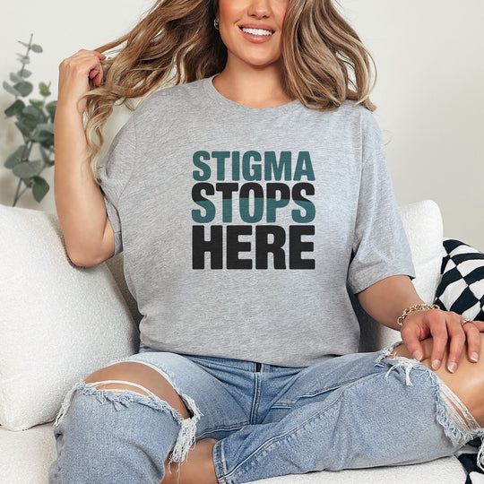 Stigma Stops Here - Mental Health Advocacy Shirt