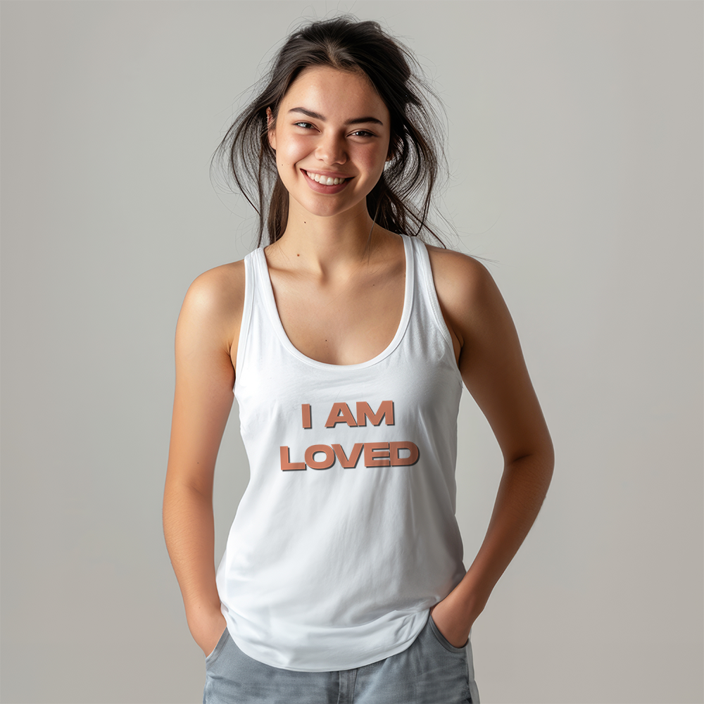 I AM LOVED - Mental Health Awareness Unisex Tank Top