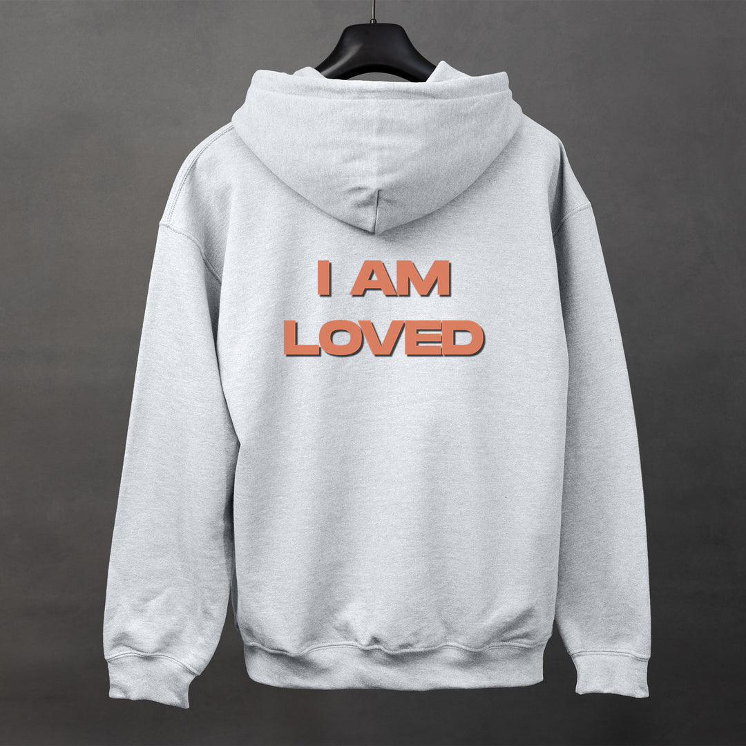 I AM LOVED Hoodie Jacket, Positive Affirmation and Self-Love Comfort