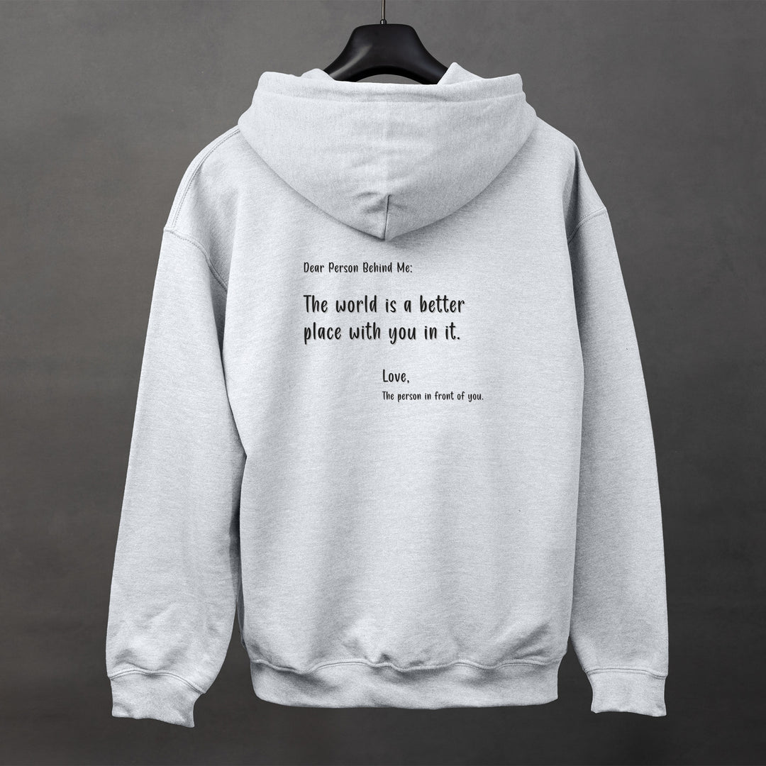 Better Place With You Hoodie, Loving Message Jacket