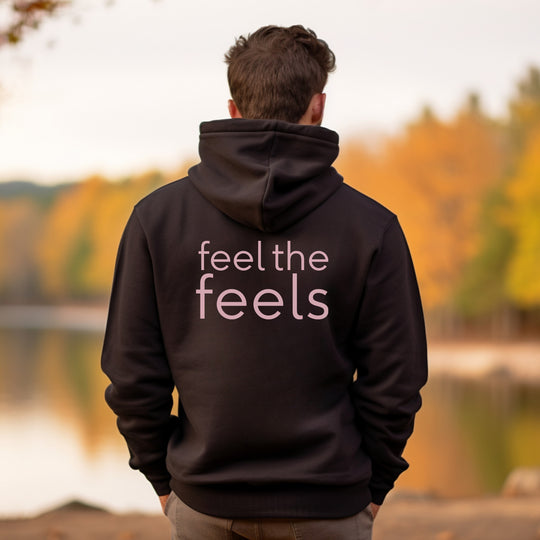 Feeling the Feels Comfort Hoodie Jacket, Soft Relaxed Fit Outerwear