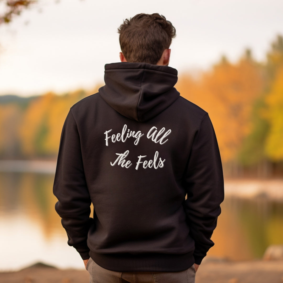 Feeling the Feels Comfort Hoodie Jacket, Soft Relaxed Fit Outerwear