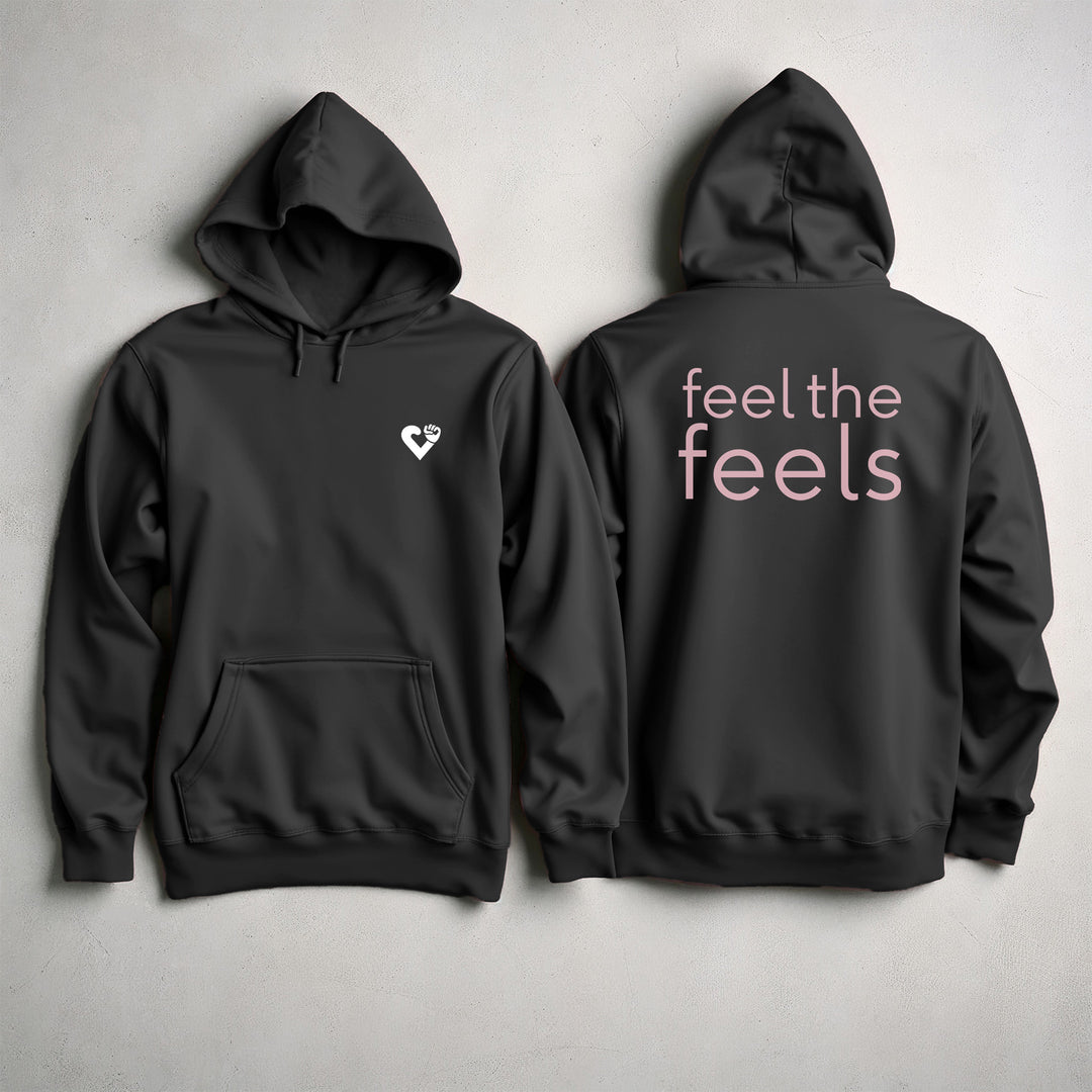 Feeling the Feels Comfort Hoodie Jacket, Soft Relaxed Fit Outerwear