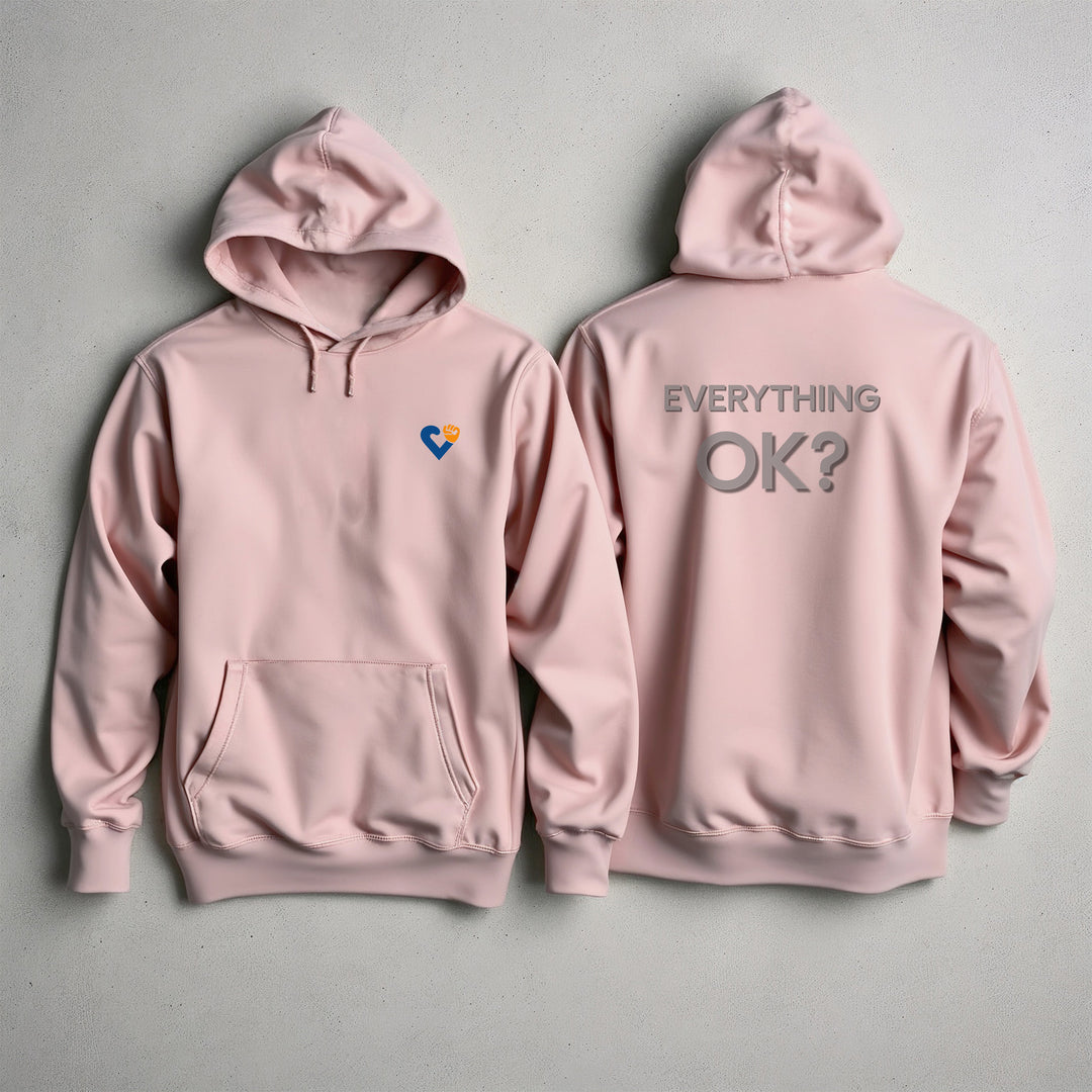 Everything Ok Hoodie, Simple Positive Statement Jacket