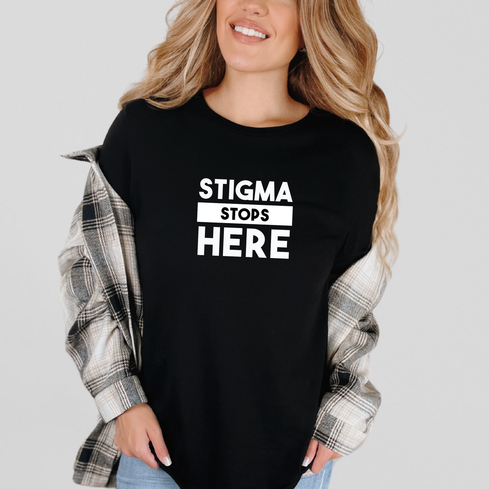 Stigma Stops Here - Mental Health Advocacy Shirt